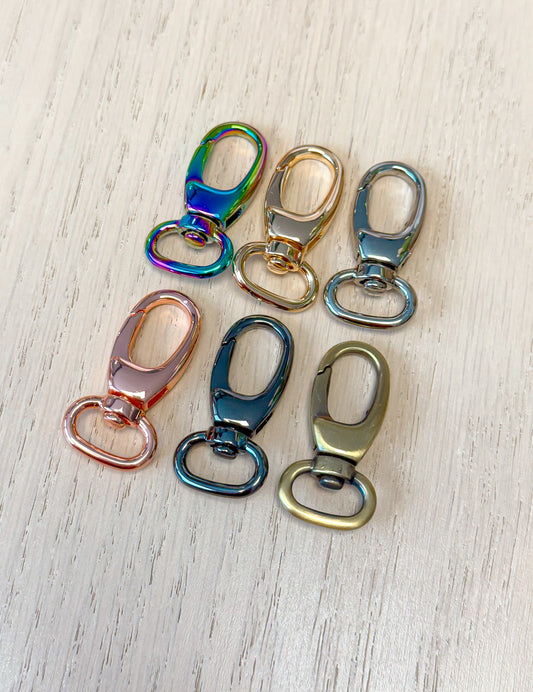Swivel Clips (2 Pack) - .5" (6 Colours)