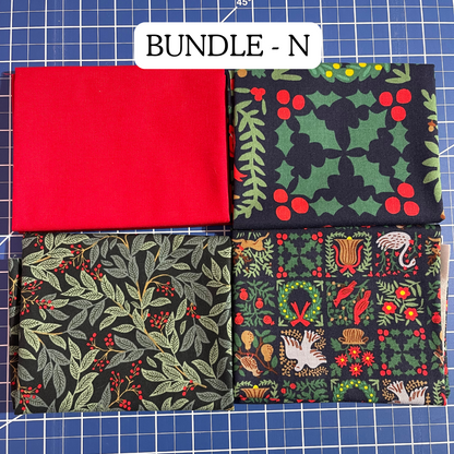 Christmas Fat Quarter Bundles (4 fat quarters for the price of 3)