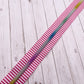 Pink Stripes - Rainbow Zipper Tape # 5 Zipper (1 Meter)