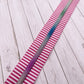 Pink Stripes - Rainbow Zipper Tape # 5 Zipper (1 Meter)
