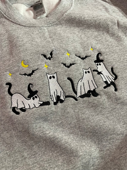 Chiens fantômes - Sweat-shirt brodé