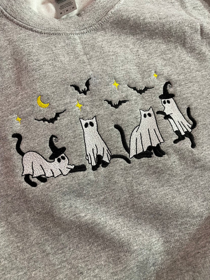 Chiens fantômes - Sweat-shirt brodé