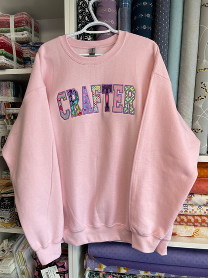 CRAFTER - Tula Pink Edition - Embroidered Hoodie or Crewneck