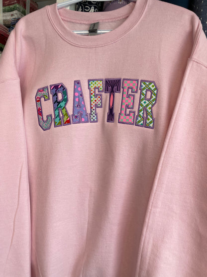 CRAFTER - Tula Pink Edition - Embroidered Hoodie or Crewneck