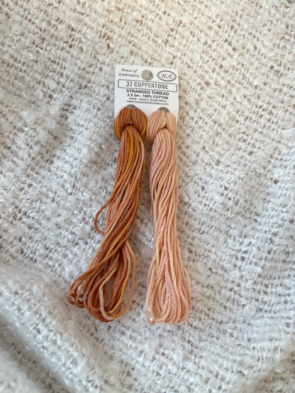 37 Coppertone - Embroidery Floss 2x5m - House Of Embroidery