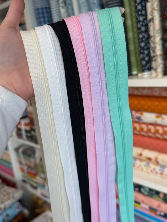 #3 Zipper Tape Sold By The Meter - 5 Colours