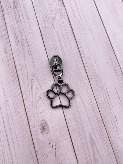 Paw Print Rainbow Zipper Pull (#5 Zipper)