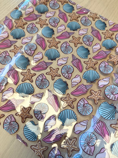 Coquillage - TPU Transparent 12"x 52"