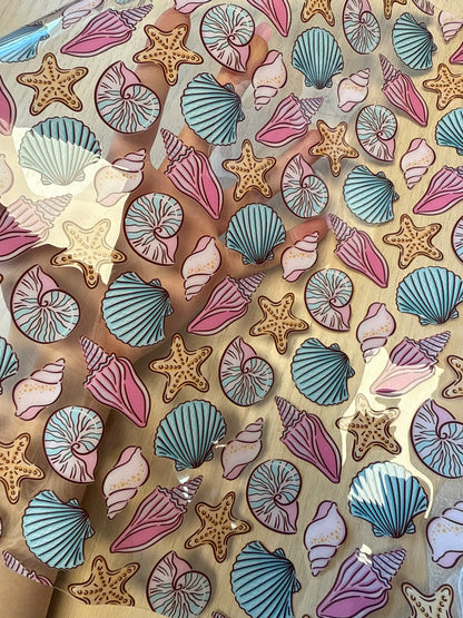 Coquillage - TPU Transparent 12"x 52"