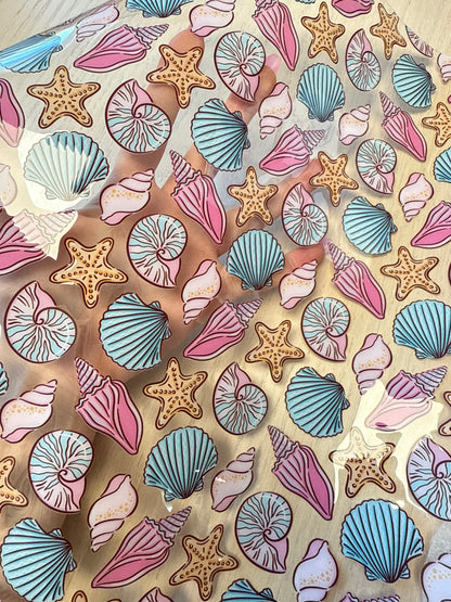 Coquillage - TPU Transparent 12"x 52"