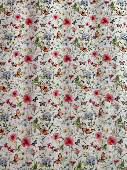Monarch Butterflies  - Printed Lychee Vinyl