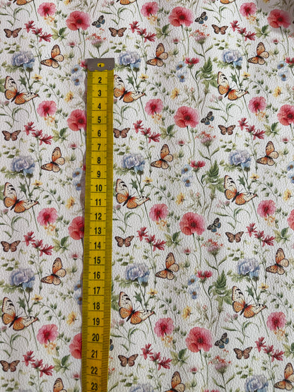 Monarch Butterflies  - Printed Lychee Vinyl