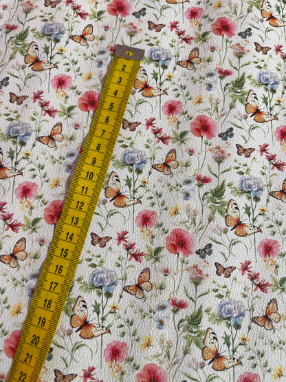 Monarch Butterflies  - Printed Lychee Vinyl