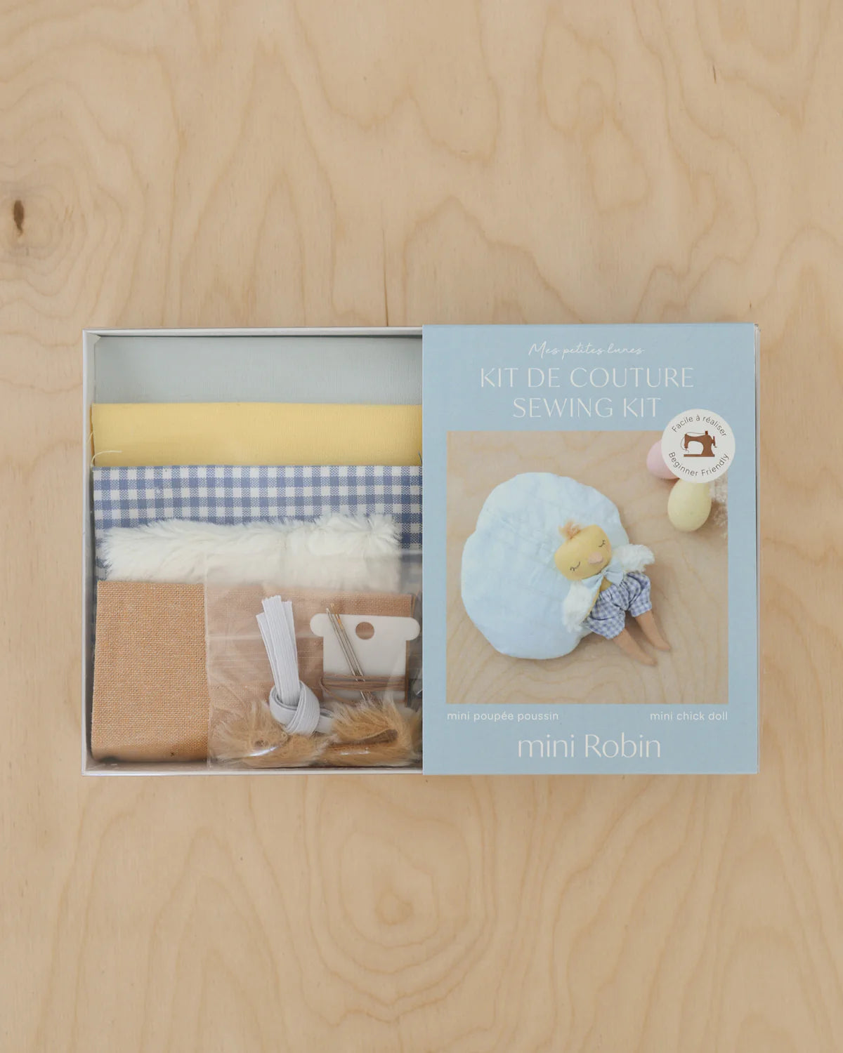 **Pre-Order** Mes Petites Lunes - Sewing Kit - Mini chick doll Robin