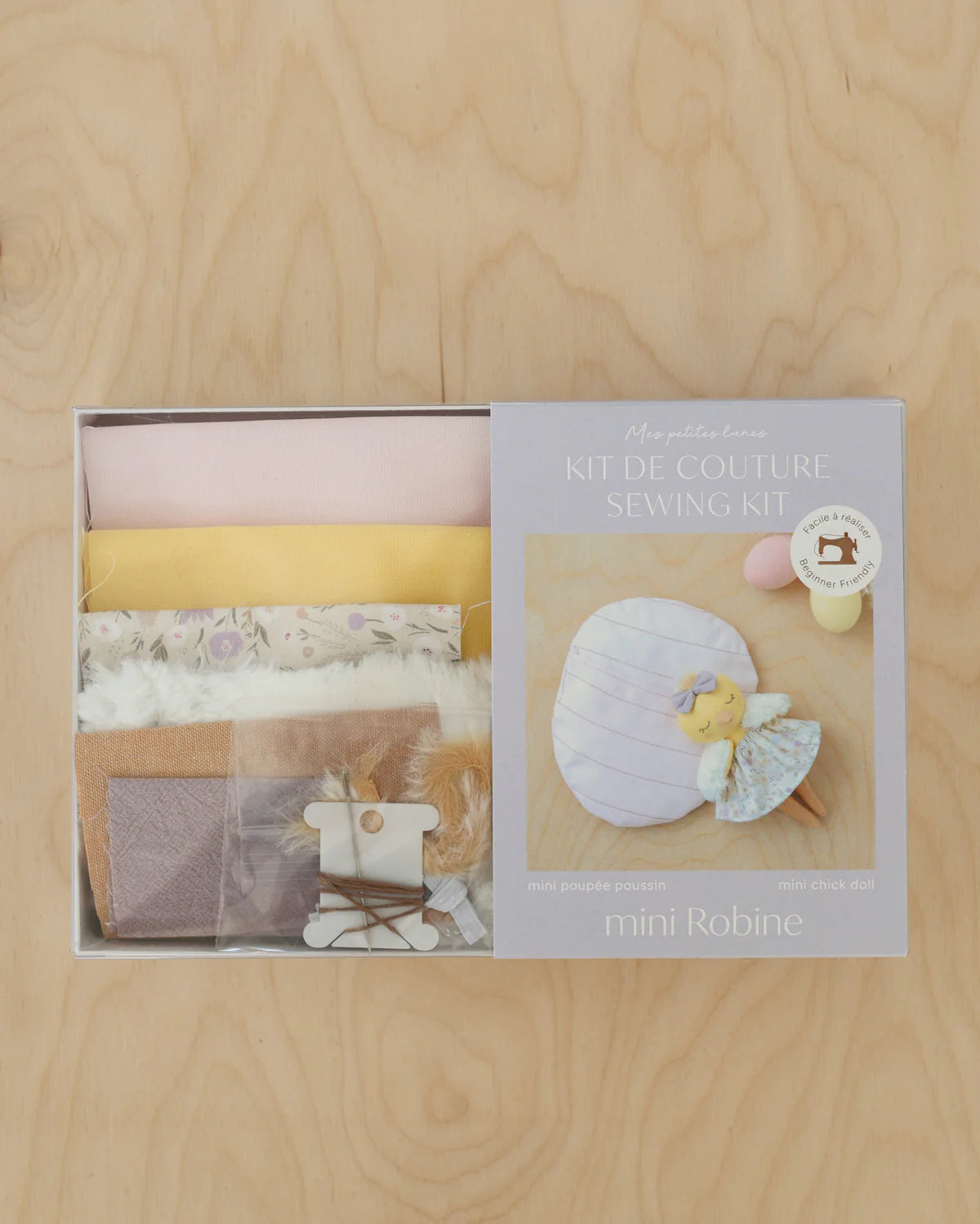 **Pre-Order** Mes Petites Lunes - Sewing Kit - Mini chick doll Robine