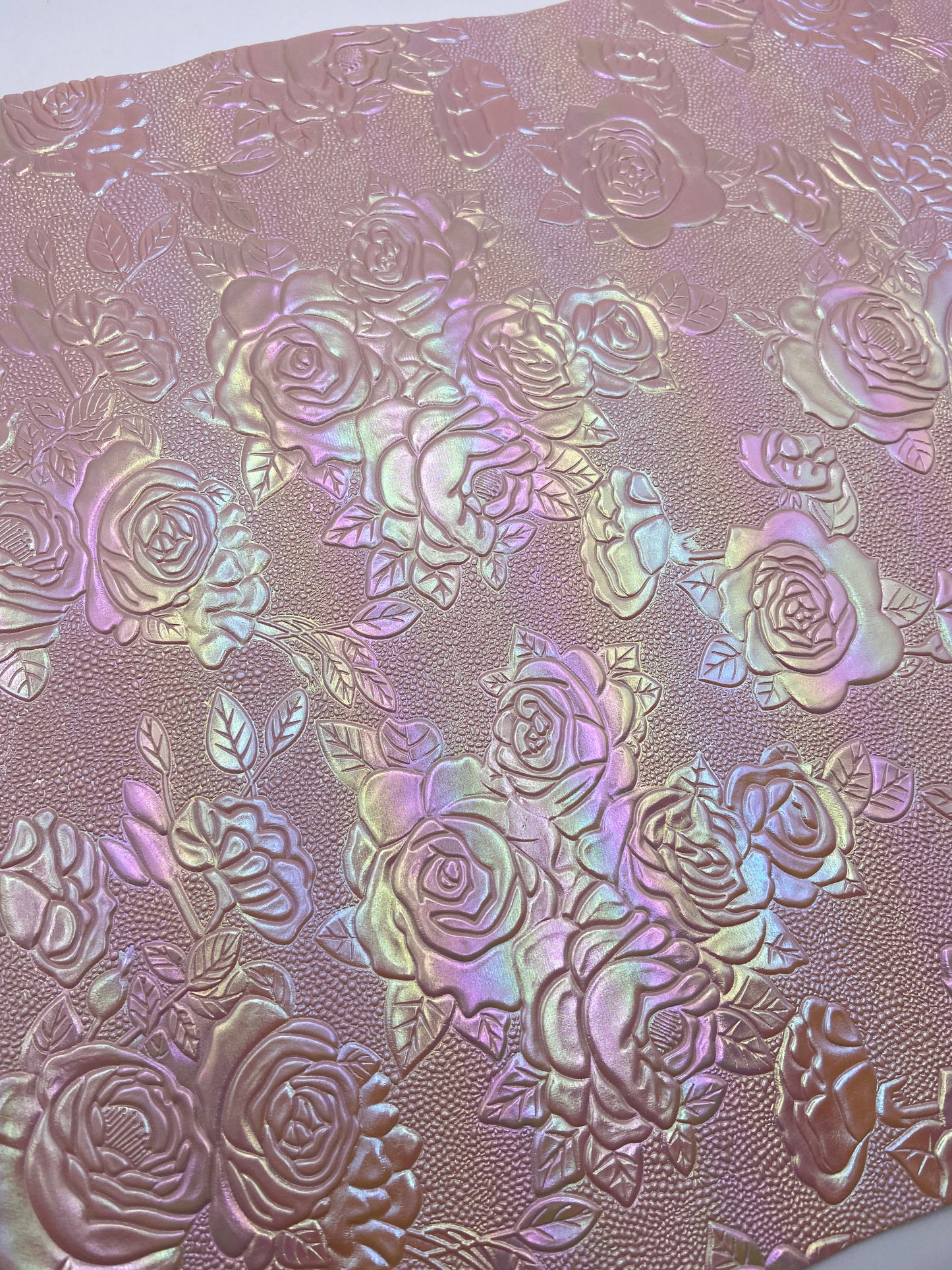 Embossed Roses (Pink) - Vinyl