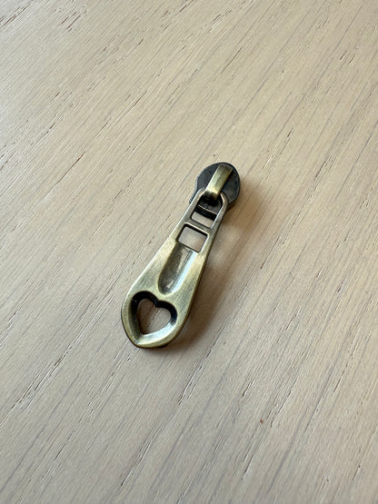 Standard Heart Zipper Pull - 5 Colors!! (#5 Zipper)