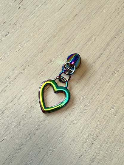 Heart Zipper Pull - 5 Colors!! (#5 Zipper)