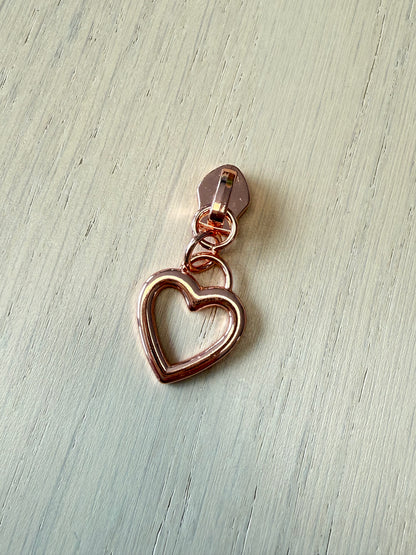 Heart Zipper Pull - 5 Colors!! (#5 Zipper)