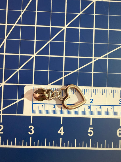 Heart Zipper Pull - 5 Colors!! (#5 Zipper)
