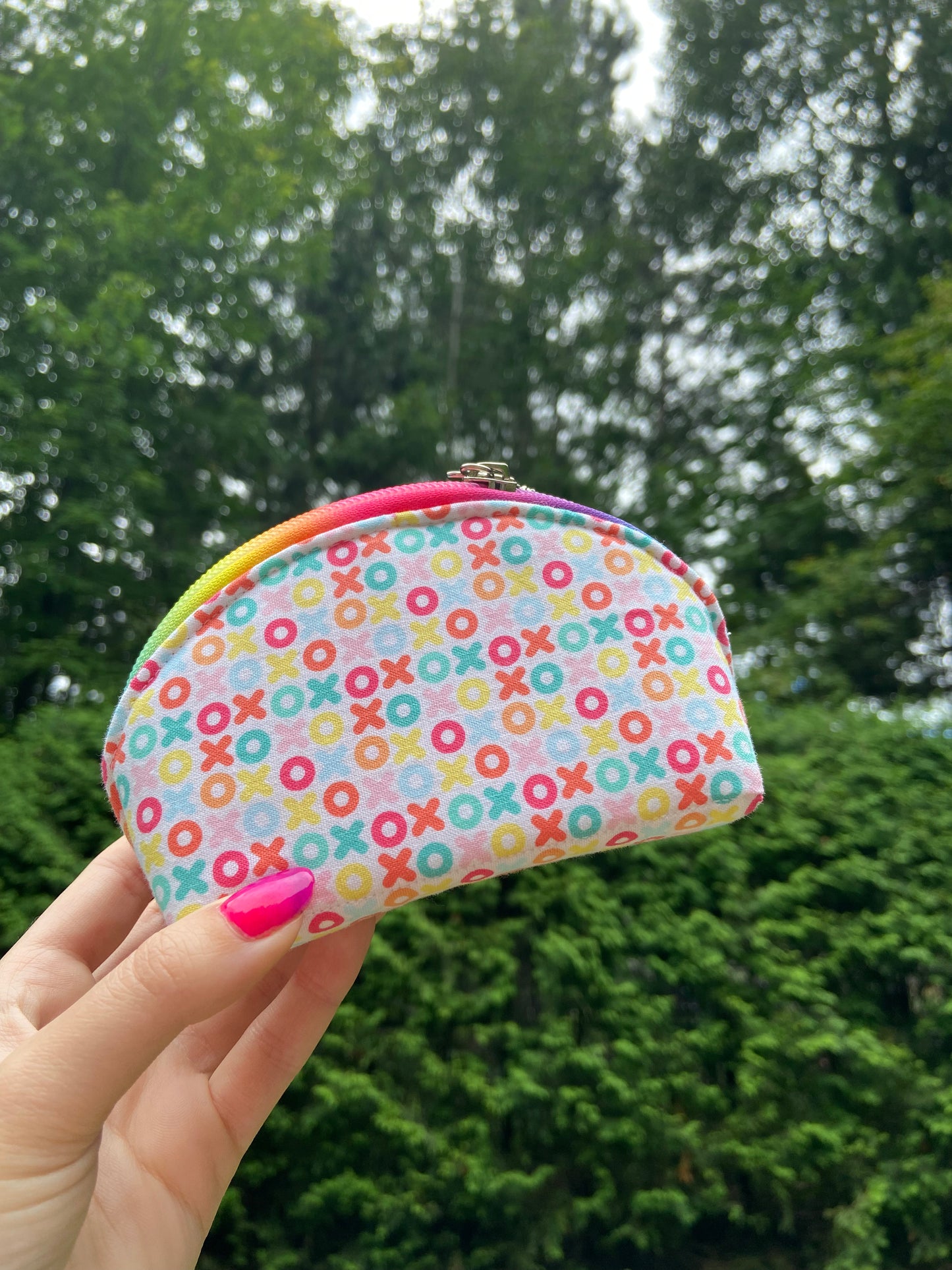 Fun Rainbow Printed Zipper Tape # 5 Zipper (1 Meter)