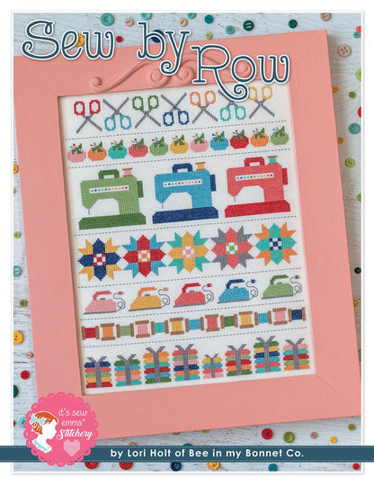 Sew By Row Cross Stitch Pattern - It's Sew Emma