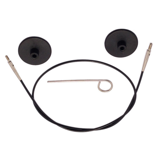 KNITPRO Interchangeable Needle Cable Black