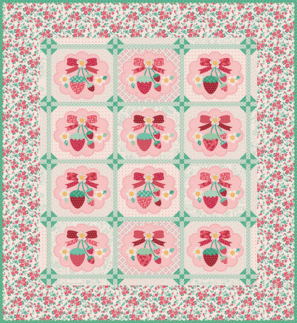 **PRÉCOMMANDE** Kit de Courtepointe Strawberry Crush de Lori Holt