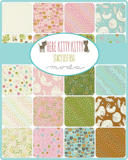 Here Kitty Kitty By Stacy Iest Hsu - (2.5" x 42-44") Jelly Roll - Moda
