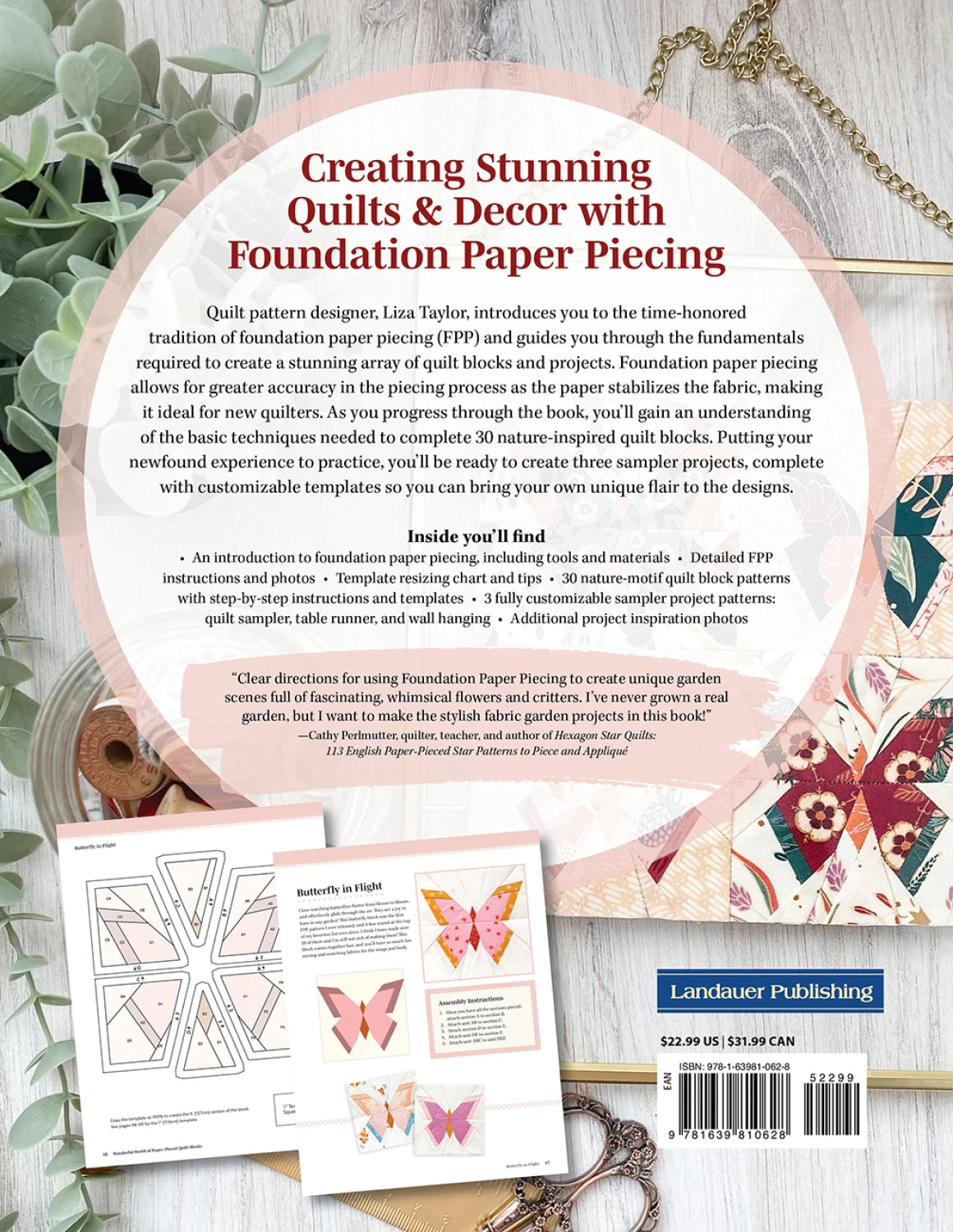 Wonderful World of Paper-Pieced Quilt Blocks - Liza Taylor Book