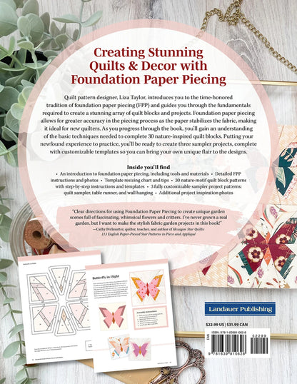 Wonderful World of Paper-Pieced Quilt Blocks - Liza Taylor Book