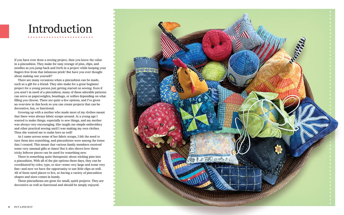 Épinglez tout : 20 leçons de patchwork et de couture pour des pelotes à épingles mignonnes et des créations avec des chutes de tissu