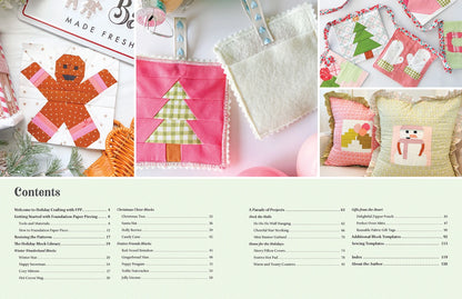 Wonderful World of Paper-Pieced Quilt Blocks for Christmas - Liza Taylor Book