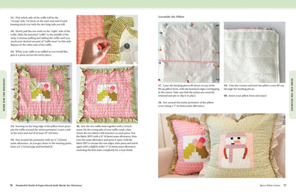 Wonderful World of Paper-Pieced Quilt Blocks for Christmas - Liza Taylor Book
