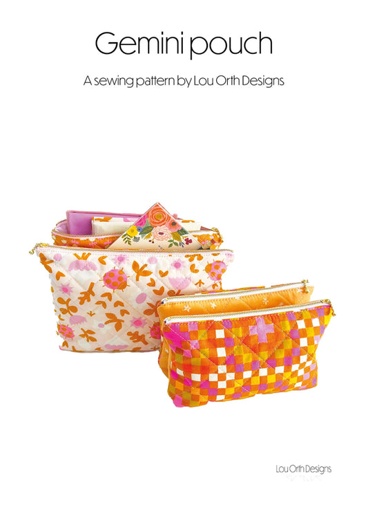Gemini Pouch Pattern - Lou Orth Designs