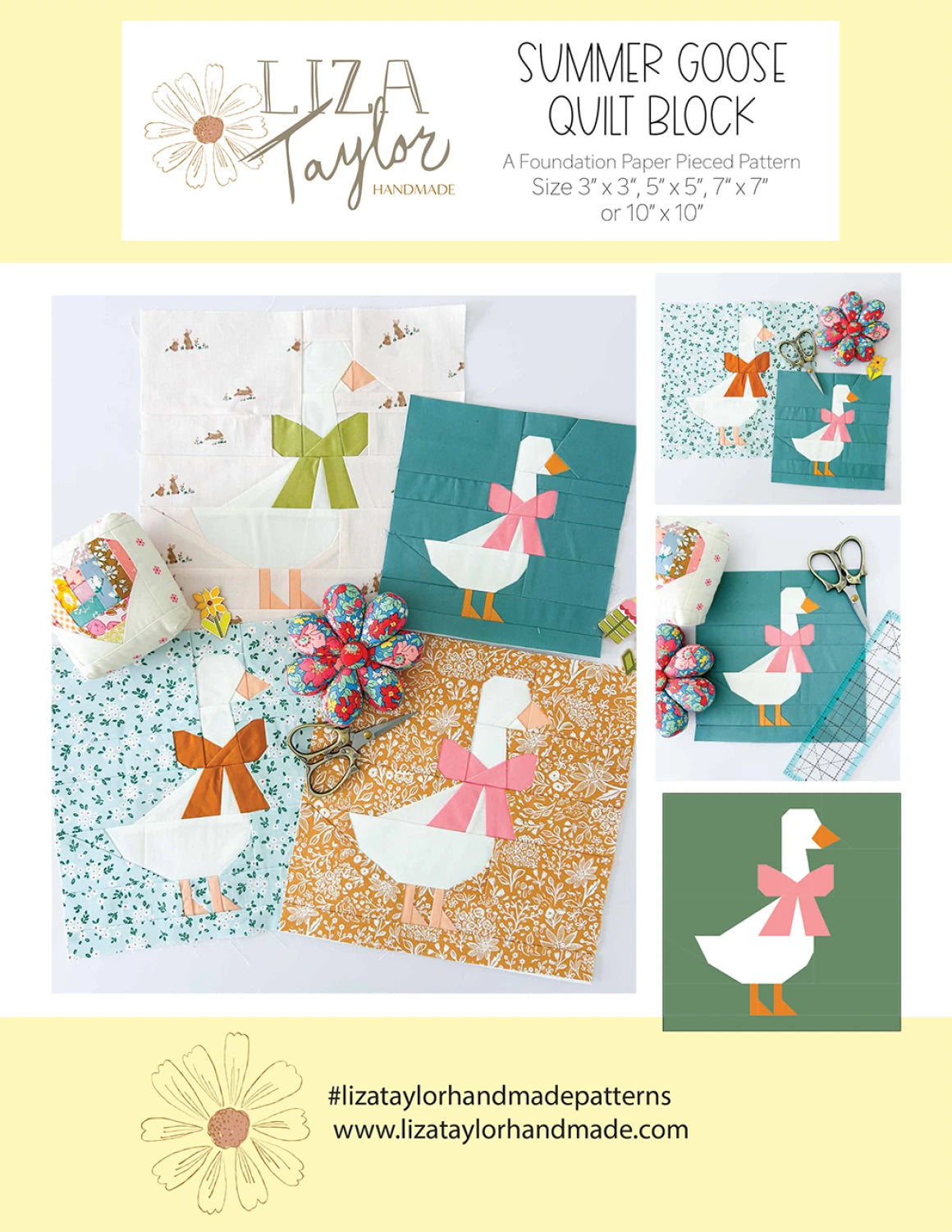 Summer Goose FPP Pattern - Liza Taylor