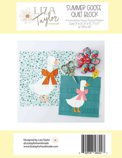 Summer Goose FPP Pattern - Liza Taylor