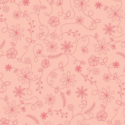 Vintage Flora - Swirl Floral - Maywood Studio