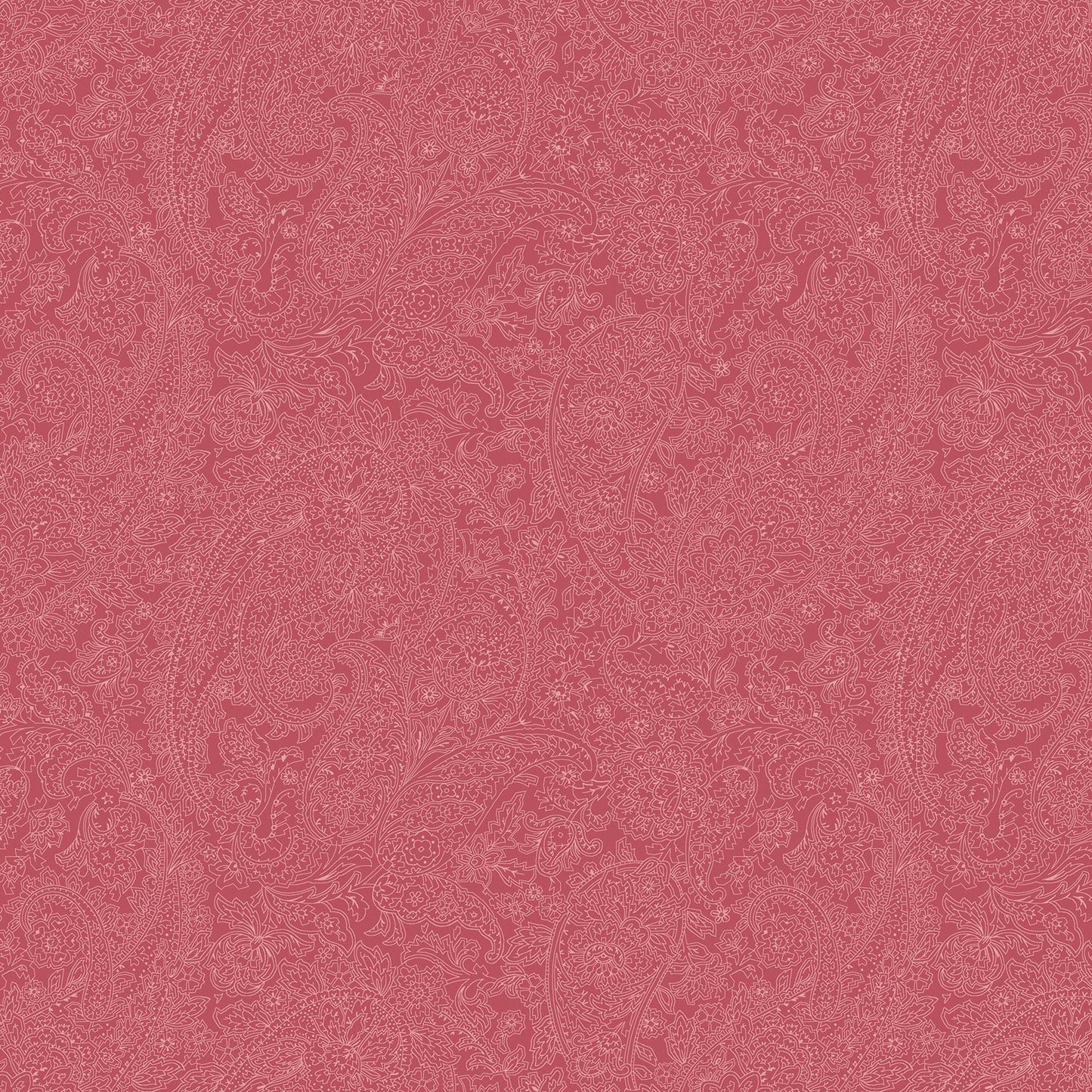 Meadow Blush - Paisley Lines (Dark Pink) - Maywood Studio