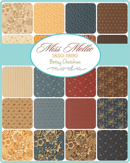Miss Mollie Par Betsy Chutchian - (2.5" x 42-44") Jelly Roll - Moda