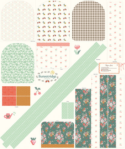 Minki Kim Sunsetridge - Cotton Backpack Panel - Riley Blake Designs