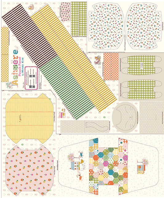 **PRE-ORDER** Ashmere - Pouch Panel - Minki Kim (Riley Blake Designs)