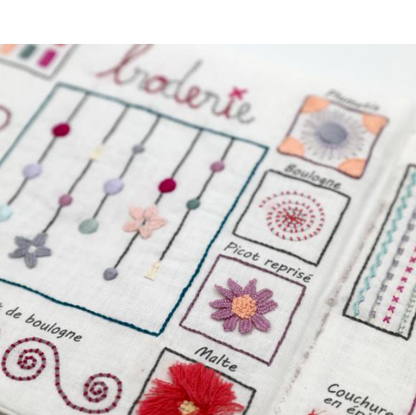 Points de Broderie (Debutant) - embroidery kit - Un Chat Dans L'aiguille