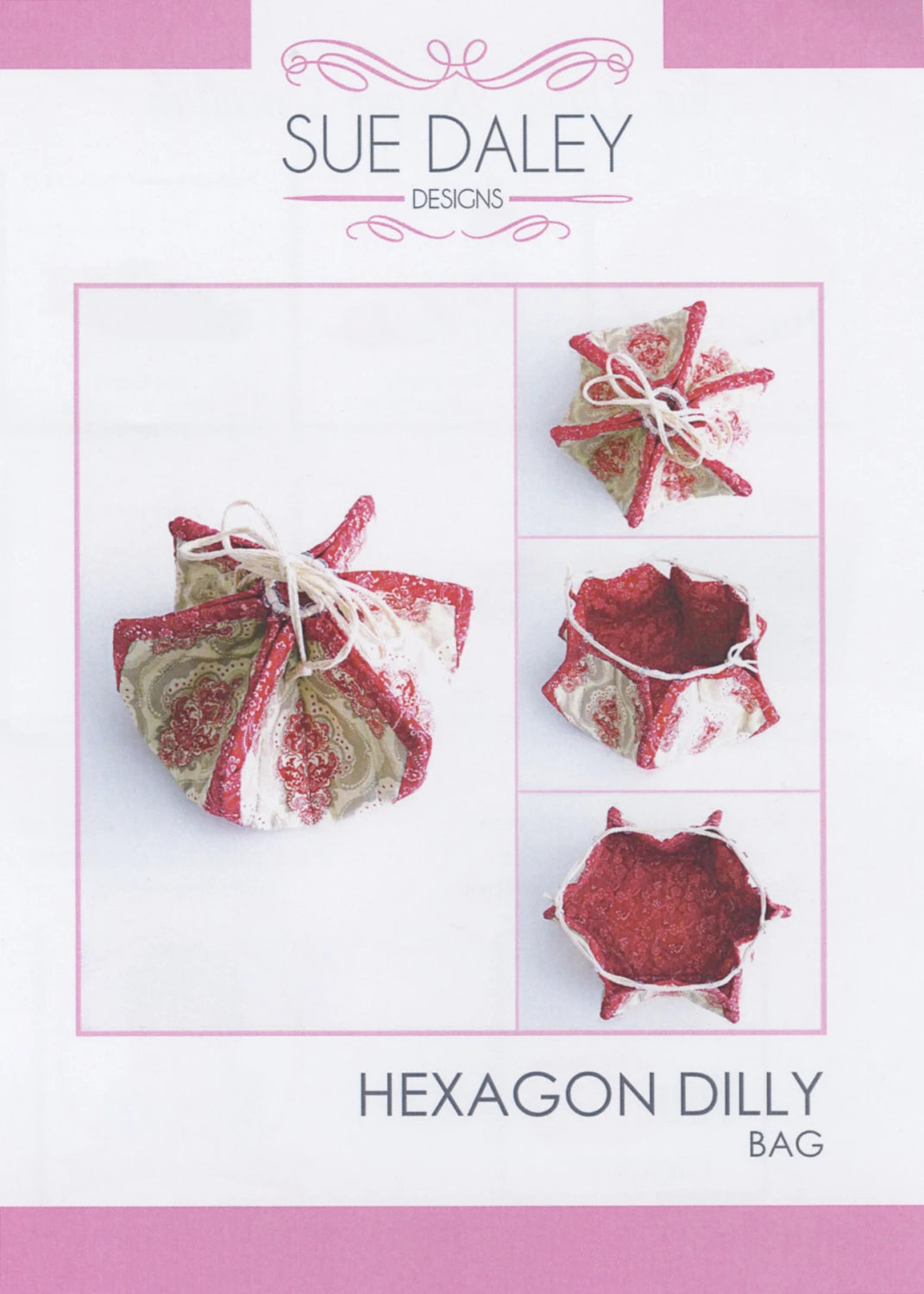 Patron du sac à hexagones « Dilly Bag » - Sue Daley