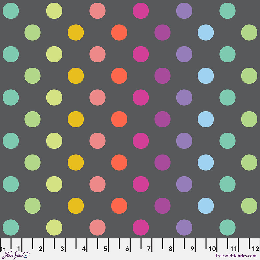 **PRE-ORDER** Tula Pink - Graywork True Colors - Disco Pom (Carbon)