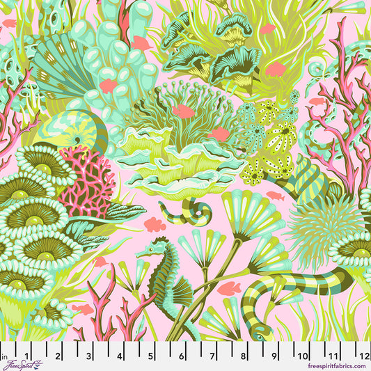 **PRE-ORDER** Tula Pink - Floral Reef - Reef What You Sew (Coralline)