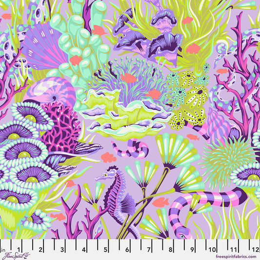 **PRE-ORDER** Tula Pink - Floral Reef - Reef What You Sew (Ultraviolet)