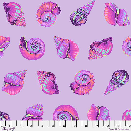 **PRE-ORDER** Tula Pink - Floral Reef - Lil Shelly (Ultraviolet)