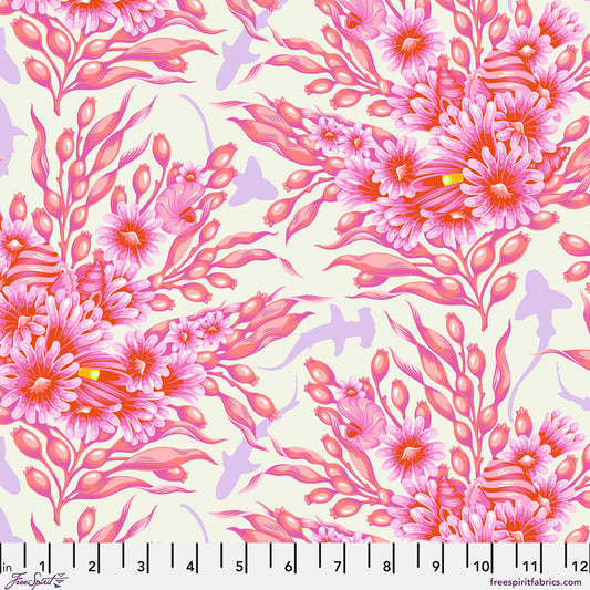 **PRE-ORDER** Tula Pink - Floral Reef - Shadow Sharks (Delphine)