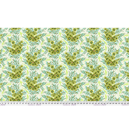 **PRE-ORDER** Tula Pink - Floral Reef - Shadow Sharks (Seagrass)